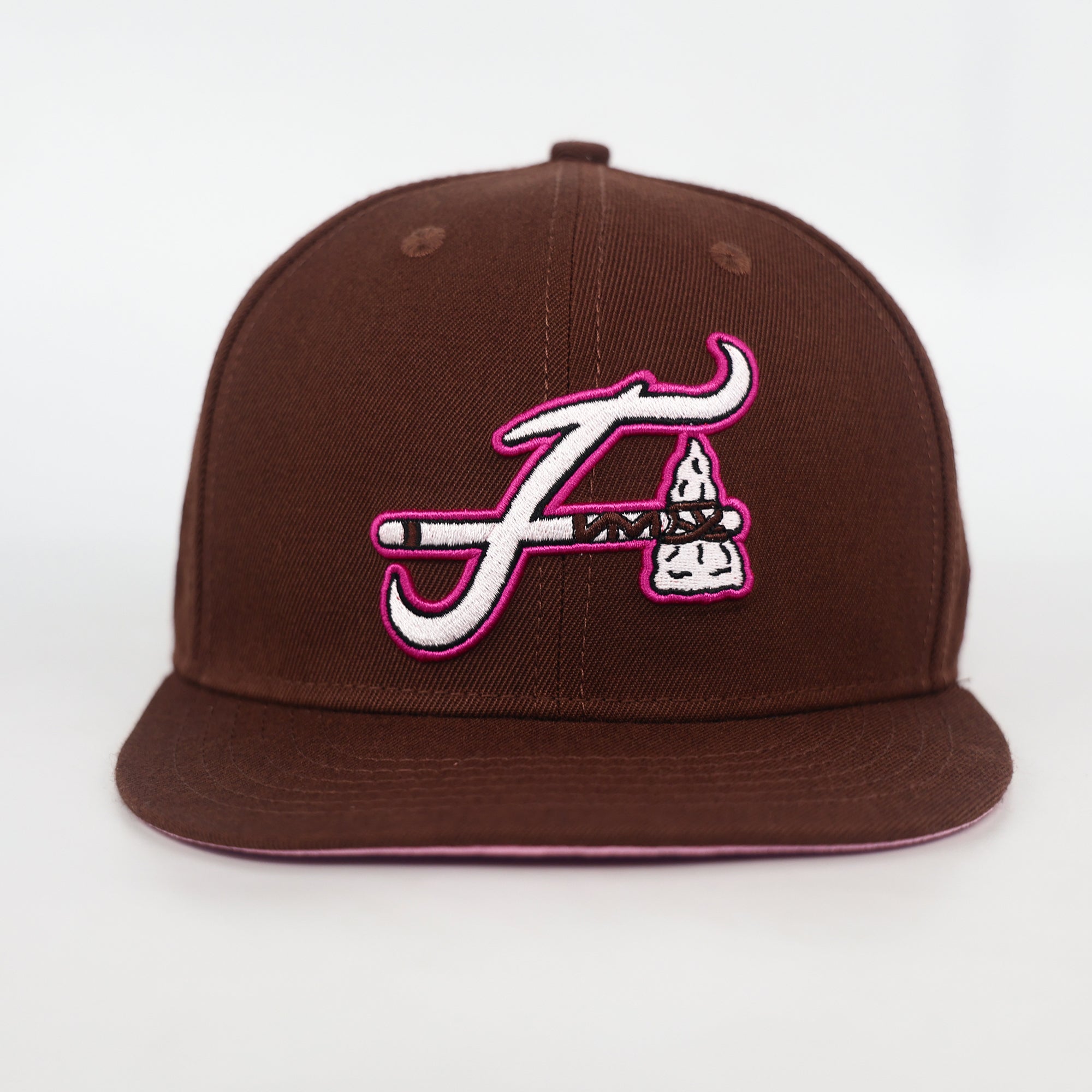 The Native Fitted Cap, Chocolate/Pink | Foreign Int'l